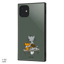 iPhone11 iPhoneXR トムとジェリー カバー ケース 耐衝撃 衝撃に強い 保護 傷に強い スクエア 四角 ハード ソフト クッション スマホケース KAKU Hammer