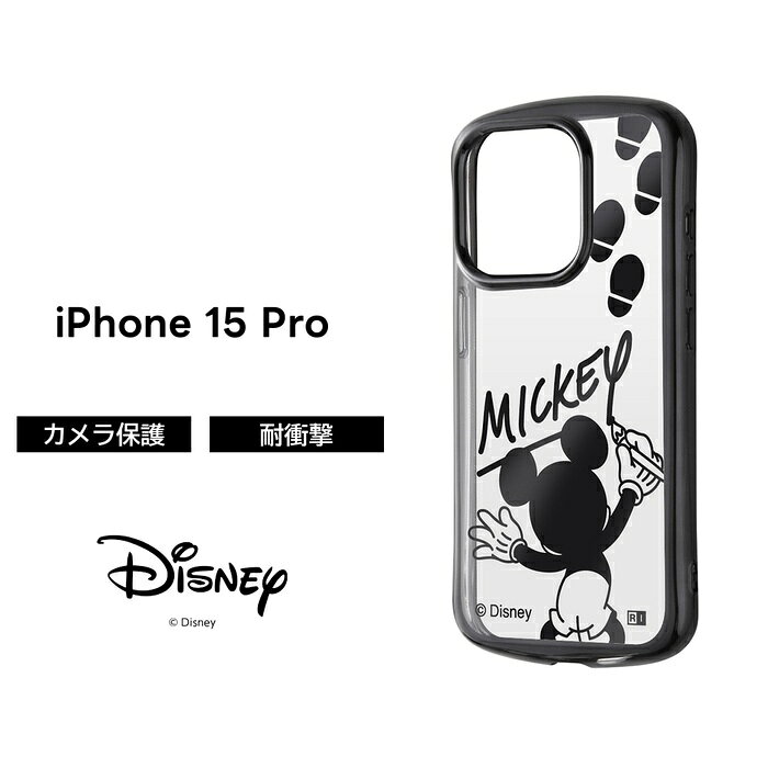 乐天商城 - iPhone 15 Pro ケース ミッキー ミッキーマウス ディズニー クリアケース iPhone15Pro アイフォン15プロ フレーム メタリック ソフト スマホケース キャラクター かわいい 可愛い 透明