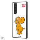 【マラソン 10%offクーポン】 Xperia1 II トムとジェリー カバー ケース 耐衝撃 衝撃に強い 保護 傷に強い ハード ソフト クッション SO-51A SOG01 XQ-AT42 SIMフリー docomo au ジェリー