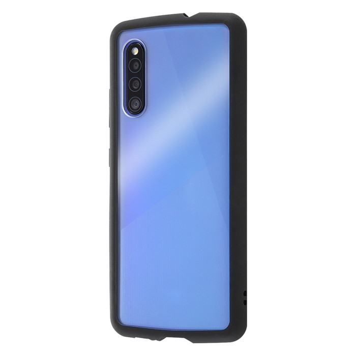 乐天商城 - Galaxy A41 カバー ケース 耐衝撃 衝撃に強い 保護 シンプル 背面クリア 透明 かわいい くすみカラー ハード ソフト SC-41A SCV48 docomo au Puffle クリア