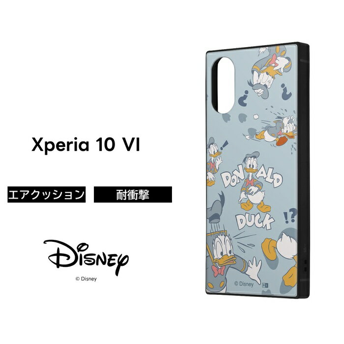 Rakuten - Xperia 10 VI ケース キャラクター ドナルド Xperia10VI docomo SO-52E エクスペリア10VI ディズニー 耐衝撃 ソフト ハード スマホケース かわいい 可愛い