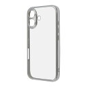 【8月マラソン 10%OFFクーポン】iPhone 16 ケース クリア 耐衝撃 iPhone16 アイフォン16 クリアケース メタリック カメラ保護 シルバ...