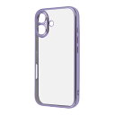 【8月マラソン 10%OFFクーポン】iPhone 16 ケース クリア 耐衝撃 iPhone16 アイフォン16 クリアケース メタリック カメラ保護 パープ...