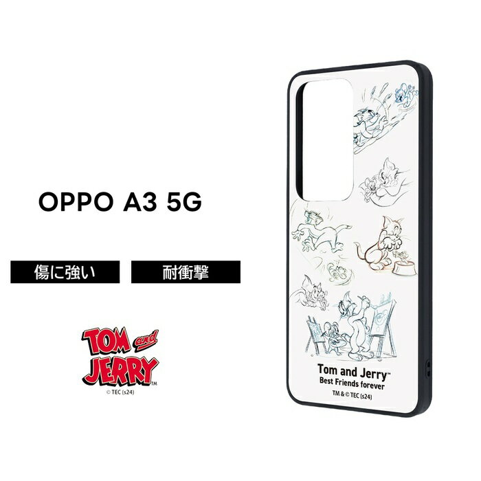 乐天商城 - OPPO A3 5G ケース 耐衝撃 トムとジェリー OPPOA3 ファイブジー OPPOA35G オッポ トム ジェリー キャラクター ソフト ハード スマホケース かわいい 可愛い