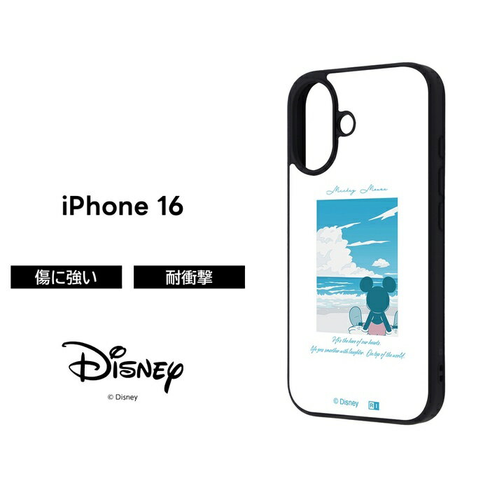iPhone 16 ケース ミッキー キャラクター iPhone16 アイフォン16 耐衝撃 ディズニ...