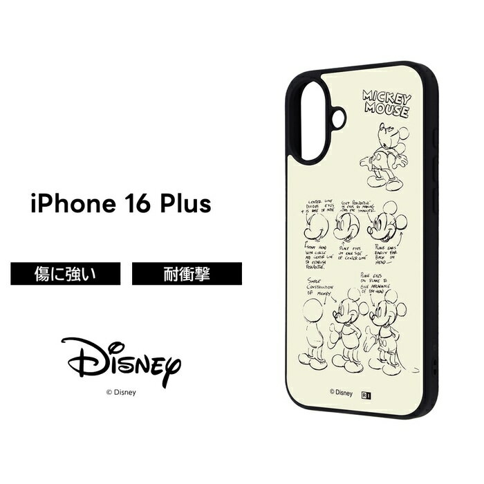 乐天商城 - iPhone 16 Plus ケース ミッキー キャラクター iPhone16Plus アイフォン16プラス 耐衝撃 ディズニー かわいい ソフト ハード スマホケース 可愛い
