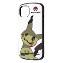 iPhone13 ポケモン カバー ケース 耐衝撃 衝撃に強い 保護 シンプル くすみカラー かわいい アウトドア ハード ソフト Mia ストラップホール ミミッキュ アイフォン13ケース 韓国 可愛い キャラクター モンスター pokemon
