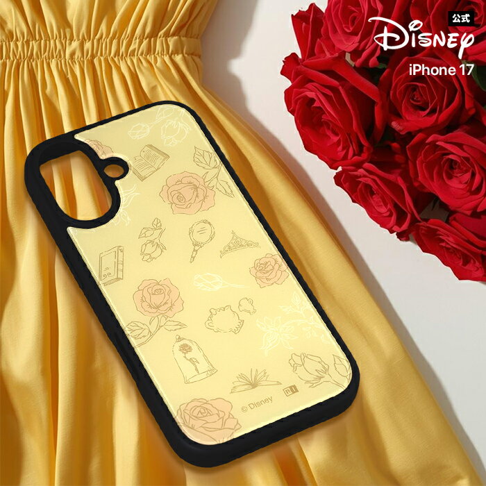 乐天商城 - iPhone17 ケース ベル 美女と野獣 iPhone 17 アイフォン17 ディズニー プリンセス かわいい おしゃれ シンプル ディズニーキャラクター アイコン モチーフ カメラ保護 耐衝撃 耐衝撃ケース カバー ソフト ハード