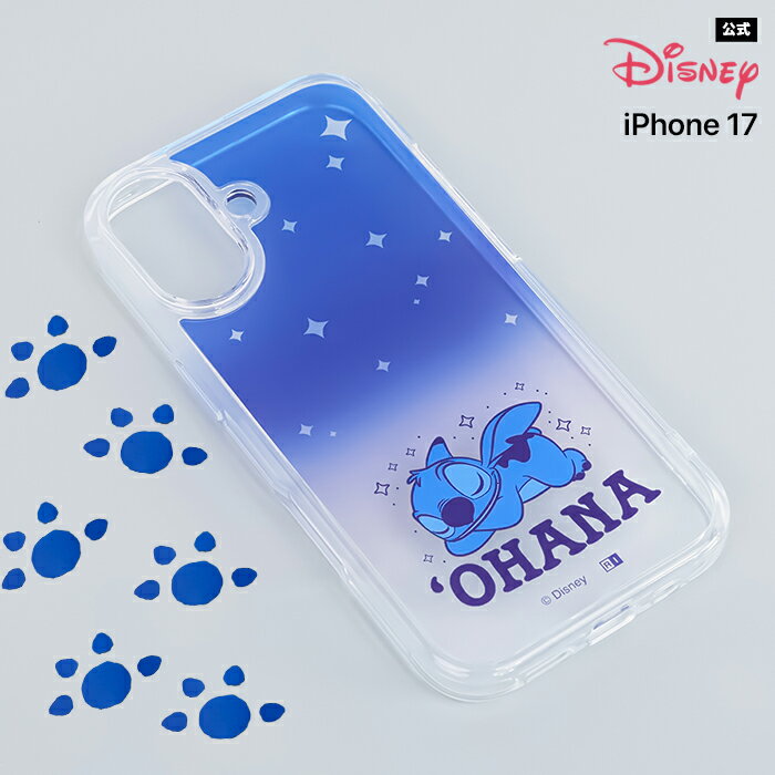 乐天商城 - iPhone 17 ケース スティッチ クリア iPhone17 アイフォン17 ディズニー キャラクター おしゃれ 可愛い リロ＆スティッチ 透明 背面クリア クリアケース カメラ保護 スティッチグッズ スマホ カバー ソフト ハード