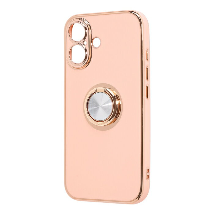 乐天商城 - iPhone 16 ケース シンプル リング付 iPhone16 アイフォン16 おしゃれ かわいい スマホリング 落下防止 スタンド 衝撃吸収 傷に強い 耐衝撃 耐衝撃ケース クリアケース カメラ保護 透明 ピンク ゴールド カバー ソフト ソフトケース スマホケース スマホカバー