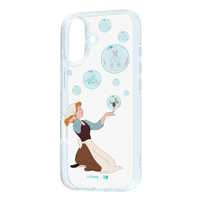 乐天商城 - iPhone 16 ケース シンデレラ クリア iPhone16 アイフォン16 キャラクター かわいい おしゃれ 人気 ディズニー Disney 衝撃吸収 傷に強い 背面クリア 透明 カメラ保護 レンズ保護 ハイブリッド 耐衝撃ケース カバー スマホケース スマホカバー iPhone16用
