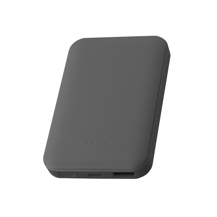 発火リスクを抑えたモバイルバッテリー「MOEZ」 5000mAh ダークグレー