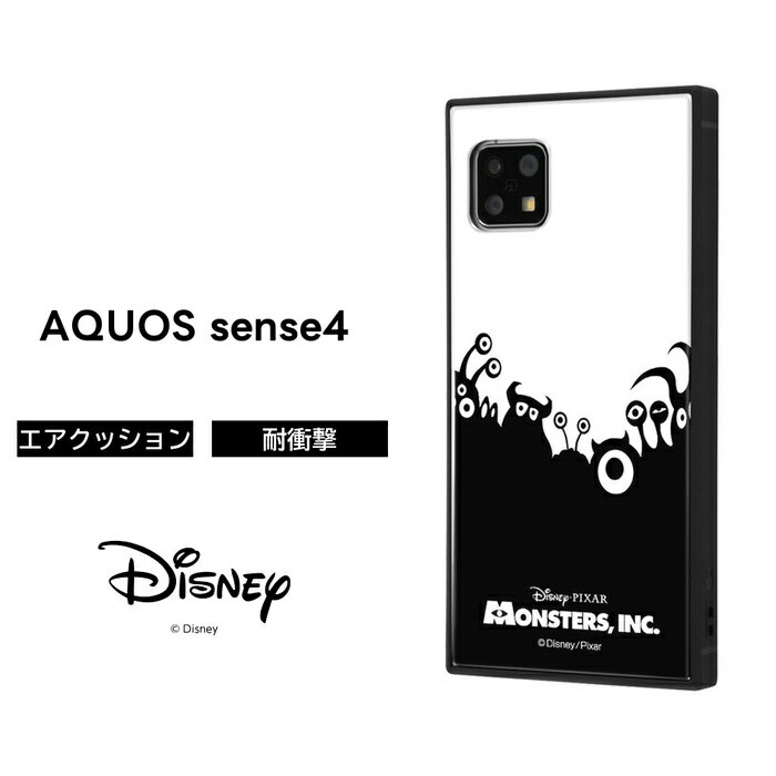 乐天商城 - AQUOS sense5G sense4basic sense4lite sense4 アクオス ディズニー ピクサー ケース 耐衝撃 保護 SH-53A SHG03 docomo au モンスターズインク キャラクター かわいい 可愛い