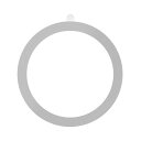 マグネットシール iPhone Android スマホ MagSafe対応 極薄設計 0.42mm シルバー テックアクセサリー