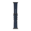 アップルウォッチ バンド ベーシック レザー シンプル ネイビー 38mm 40mm 41mm おしゃれ かわいい レディース スポーツ アップルウォッチ バン...