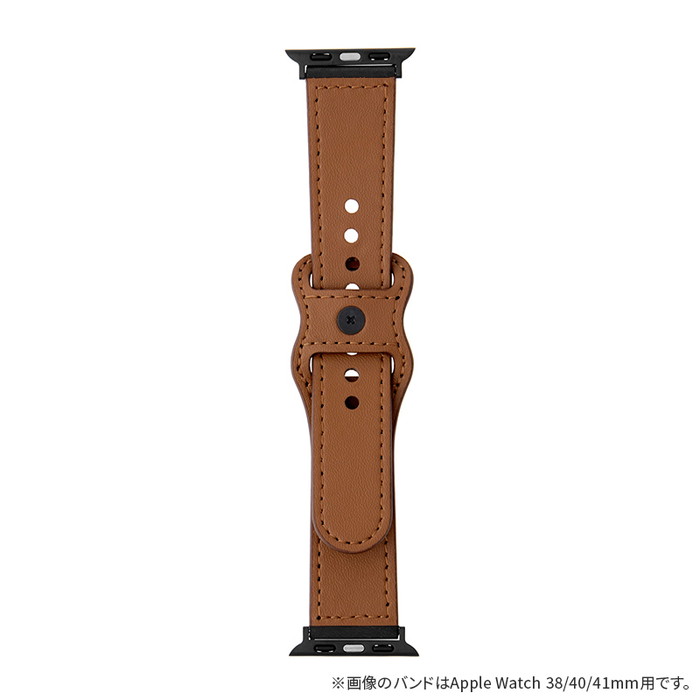 アップルウォッチ バンド シンプルレザー レザー ブラック 42mm 44mm 45mm おしゃれ かわいい レディース アパレル アップルウォッチ バンド Apple watch ベルト Apple watch バンド