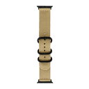 アップルウォッチ バンド 3バックル ナイロン バンド ベージュ 38mm 40mm 41mm おしゃれ かわいい レディース スポーツ アップルウォッチ バン...