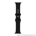 アップルウォッチ バンド ベーシックシリコン ベーシック シンプル ブラック 42mm 45mm 49mm おしゃれ かわいい レディース スポーツ アップルウ...