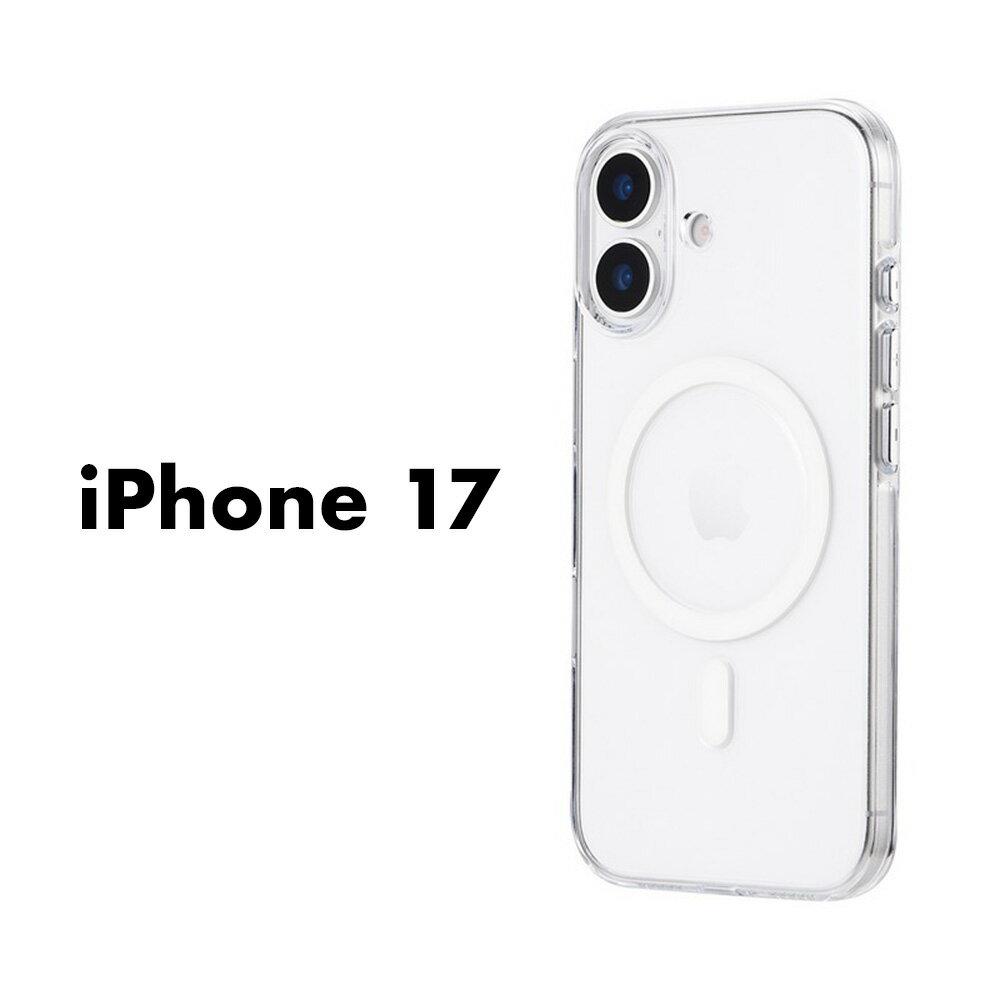 乐天商城 - iPhone17 ケース ハードケース MASTER CLEAR mag クリアホワイト MagSafe対応 マグネット搭載 ポリカーボネート 黄変しない 耐衝撃 エア構造 精密設計 カメラ保護 ボタン保護 スマホケース カバー アイフォン17 おしゃれ シンプル メンズ レ