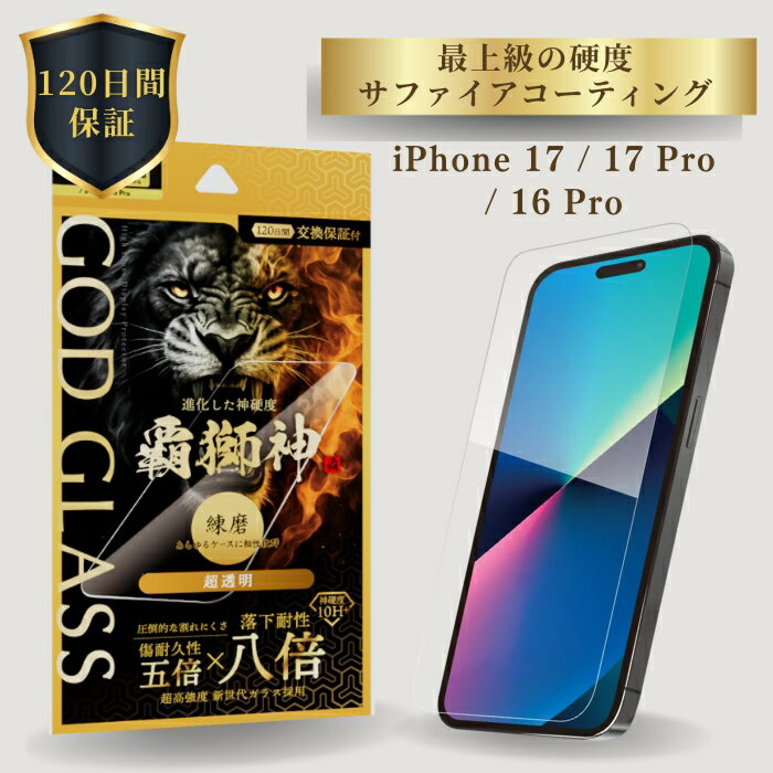 iPhone17 iPhone17Pro iPhone 16 Pro ���饹�ե���� GOD GLASS �ƻ�� ���� ĶƩ�� �����8�� �����奬�饹 ����...
