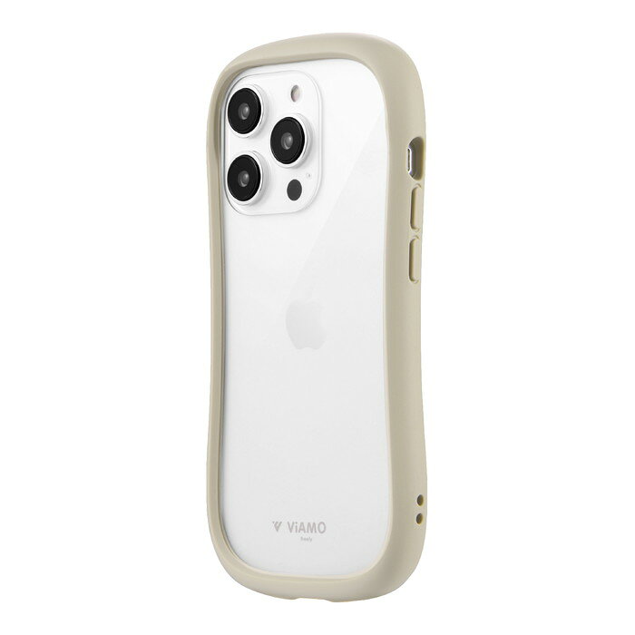 Rakuten - iPhone 14 Pro ケース クリア 高透明 背面クリア 耐衝撃 耐傷 くすみカラー ベージュ ハイブリッドケース かわいい おしゃれ ストラップホール アイフォン14Pro カバー