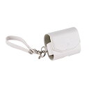 【マラソン 10%offクーポン】 AirPods Pro ケース カバー PU レザーケース ホワイト ワイヤレス充電対応 Lightningケーブル充電対応...