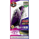 iPhone16e 14 13 ガラスフィルム「GLASS PREMIUM FILM」全面保護 覗き見防止360° 画面保護 液晶保護 フィルム 指紋認証対応 ...
