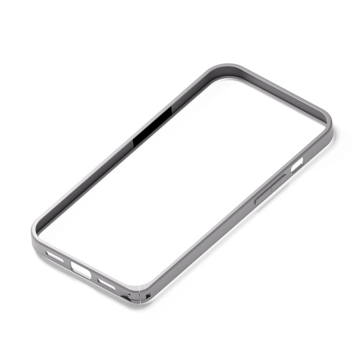 Rakuten - iPhone 15 15Pro用 アルミニウムバンパー シルバー