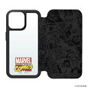 iPhone15 Pro ガラス手帳型ケース MARVEL マーベル iPhoneケース かわいい カード収納 ポケット 背面クリア クリアケース MARVEL ケース フリップケース スマホケース キャラクター ソフト ハード