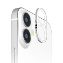 iPhone16 カメラフィルム カメラカバー カメラレンズフレーム クリア