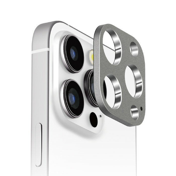 乐天商城 - iPhone16Pro カメラフィルム カメラカバー カメラレンズフレーム アルミ シルバー
