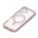 iPhone 16 ケース クリア クリアケース シンプル かわいい 韓国 ストラップホール ストラップホール付き ストラップ MagSafe対応 MagSafe マグセーフ 対応 ピンク 薄ピンク うすピンク 耐衝撃 耐衝撃ケース エアクッション
