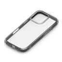 iPhone 16 Pro ケース クリア クリアケース シンプル かわいい 韓国 ストラップホール ストラップホール付き ストラップ ワイヤレス充電 ワイヤレス充電対応 ワイヤレス 充電 ブラック 黒 くろ black 耐衝撃 耐衝撃ケース エアクッション
