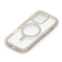 iPhone 16 Pro ケース クリア クリアケース シンプル かわいい 韓国 ストラップホール ストラップホール付き ストラップ MagSafe対応 MagSafe マグセーフ 対応 ベージュ 茶色 耐衝撃 耐衝撃ケース エアクッション