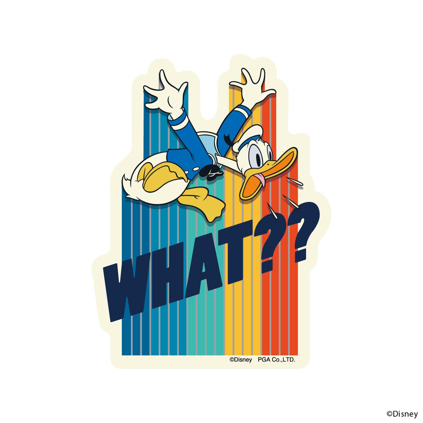 ステッカー ドナルド ディズニー キャラクター Disney ドナルドダック シール スマホ かわいい スマホステッカー 耐水 耐光 スマホに挟める シンプル おしゃれ 人気 防水性 色褪せない 水に強い 長持ち 耐久性 防水ステッカー