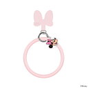 ディズニー ミニー ハンドストラップ キャラクター 推し おしゃれ シリコン素材 ストラップホルダー付 ミニーマウス