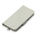 iPhone16e 手帳型ケース グレー フリップカバー PUレザー シンプル スタンド 動画視聴 手帳 マグネット カード収納 ワイチャ アイホン アイフォン iPhone 16e