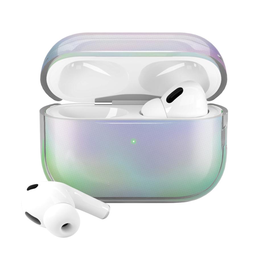 ★ポイント10倍 11/30 23:59迄★AirPods Pro 第2世代 ソフトケース オーロラ エアポッズ えあぽっず エアポッヅ エアー ポッズ クリア...