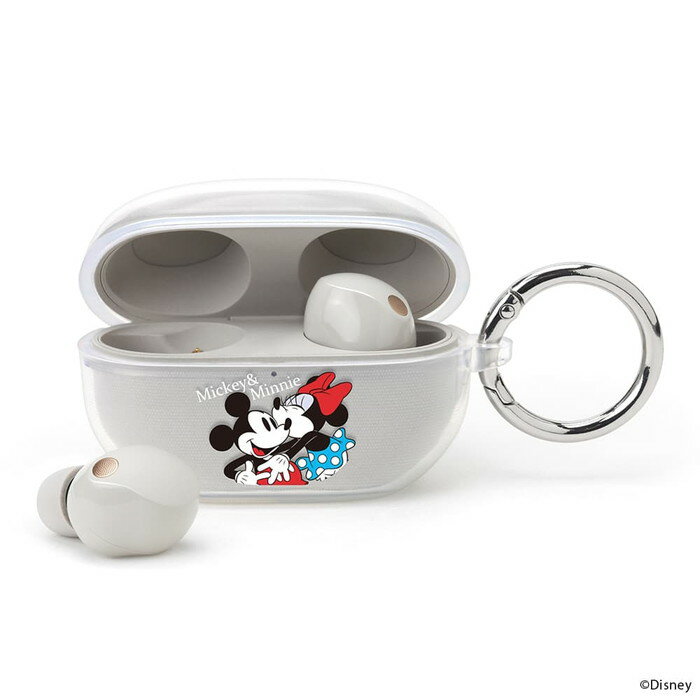 イヤホンケース WF-1000XM5 WF1000XM5 SONY ソニー ミッキー ミニー ディズニー TPU セパレート ソフト ケース カバー カラビナ イヤホン イヤホンアクセサリー