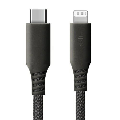 ライトニングケーブル TYPE-Cケーブル USBケーブル 充電ケーブル 充電 USB Type-C & Lightning USBケーブル 1.5m ブラック/タフ