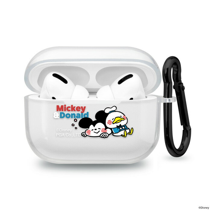 ★ポイント10倍 11/30 23:59迄★カナヘイ画 AirPods Pro 第1世代 カバー ケース クリア 透明 ディズニー Disney ミッキーマウス...