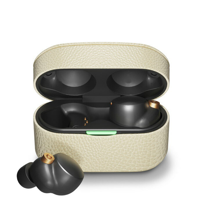 ★ポイント10倍 11/30 23:59迄★SONY WF-1000XM4 ケース カバー ベージュ ソニー イヤホンケース イヤホンカバー 保護ケース PUレ...