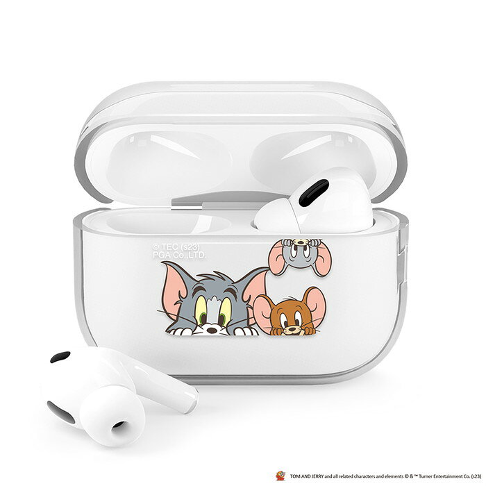 AirPods Pro 第2世代 第1世代 カバー ケース キャラクター トムとジェリー トム ジェリートムジェリ ディズニー ミッキーマウス プーさん トイストーリー クリア 抗菌 ソフト ストラップ付