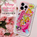 iPhone16ProMAX ケース ディズニー プリンセス オーロラ SKINNYDIP クリア ラメ キラキラソフトケース 耐衝撃 耐衝撃ケース iPhone 16 Pro MAX アイフォン16 プロ マックス アイフォン iPhoneケース ケース ストラップホール キャラクター 公式品