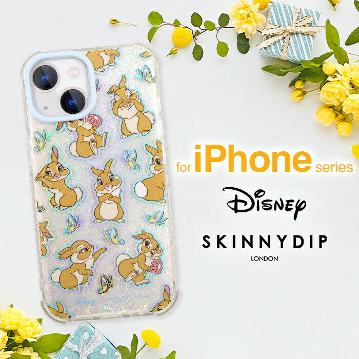 乐天商城 - iPhone15ProMax ケース ディズニー バンビ ミス・バニー かわいい SKINNYDIP クリア ラメ キラキラ ソフトケース 耐衝撃 耐衝撃ケース iPhone 15 Pro Max アイフォン15プロマックス アイフォン iPhoneケース ミスバニー ストラ