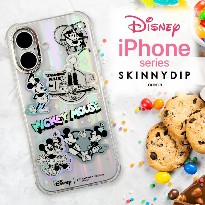 iPhone 14 ケース ミッキー ディズニー ミッキーマウス SKINNYDIP スキニーディップ ミニー カバー 蒸気船ウィリー 可愛い 耐衝撃 キャラクター 人気 プレゼント 誕生日 ギフト ストラップホール付き ワイヤレス充電対応 ワイヤレス充電 ストラップホール キラキラ ソフト 春