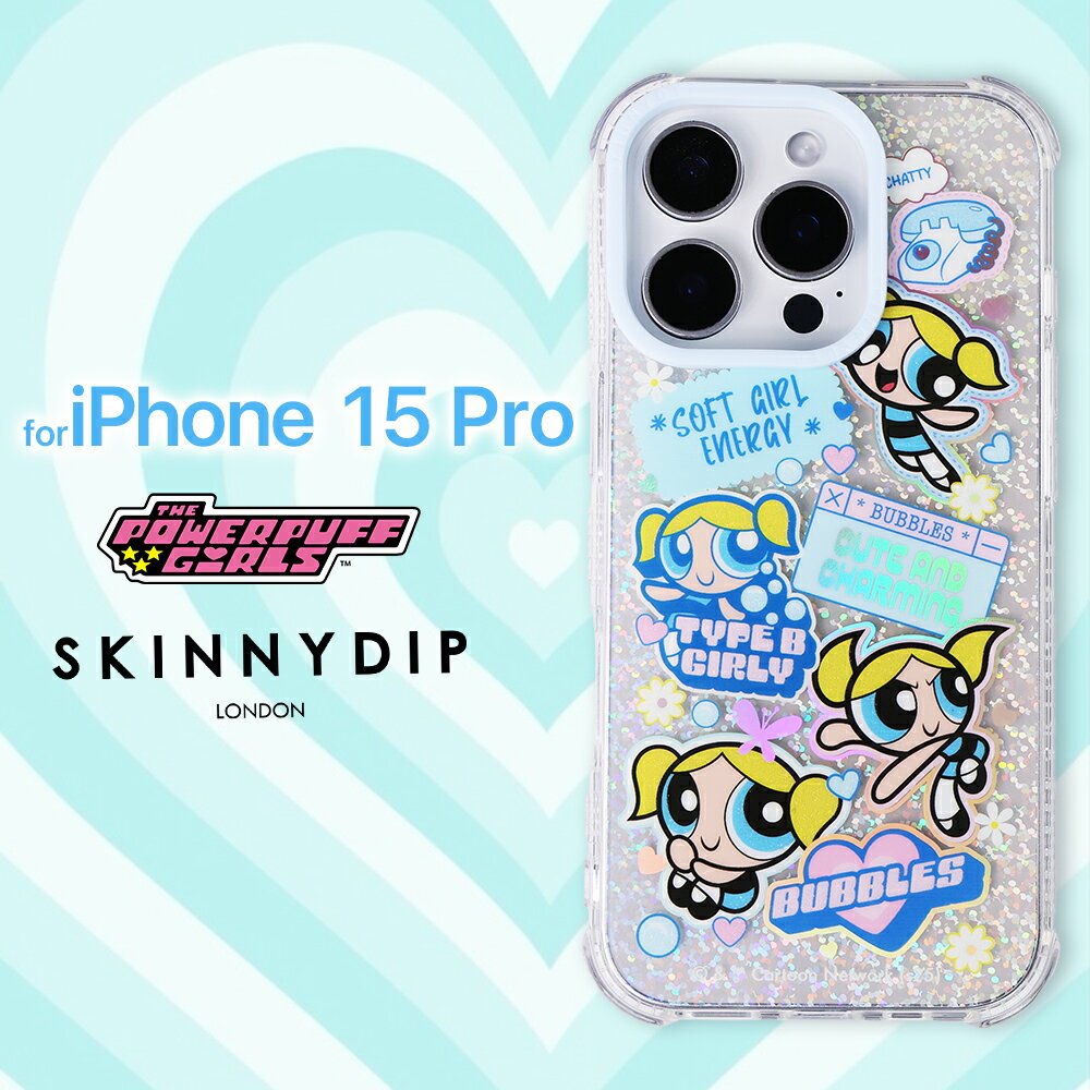 パワーパフガールズ バブルス iPhone15Pro ケース 可愛い キャラクター グッズ おしゃれ TPU 耐衝撃 スマホケース ピンク キズ防止 衝撃吸収 スマホ保護ケース iPhone15Pro専用 iPhoneケース アイフォン パワパフ The Powerpuff