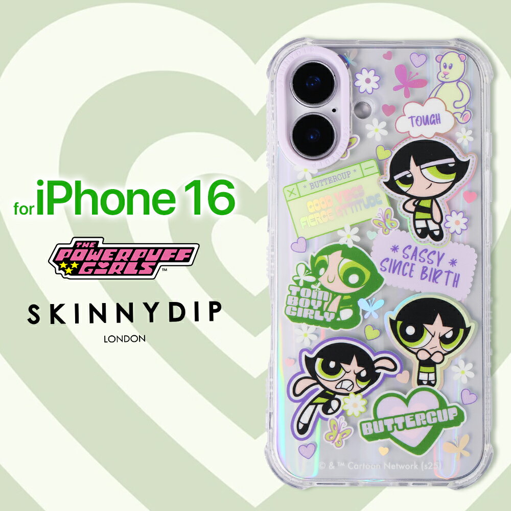 パワーパフガールズ バターカップ iPhone16 ケース 可愛い キャラクター グッズ おしゃれ TPU 耐衝撃 スマホケース ピンク キズ防止 衝撃吸収 スマホ保護ケース iPhone16専用 iPhoneケース アイフォン パワパフ The Powerpuff Gir