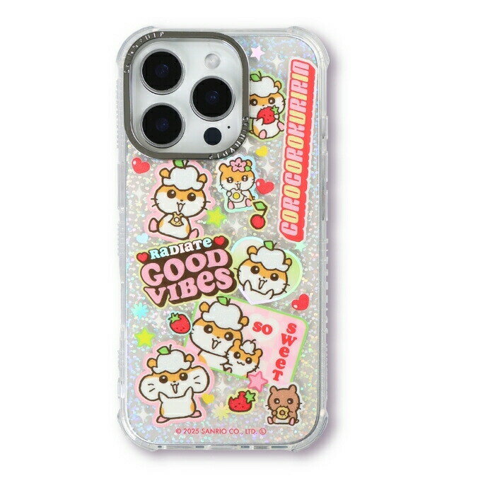 乐天商城 - iPhone 16 Pro ケース コロコロクリリン クリア アイフォン16プロ サンリオ sanrio かわいい おしゃれ 人気 グリッター ホログラム キャラクター カメラ保護 レンズ保護 耐衝撃 耐衝撃ケース ソフト ソフトケース 公式商品 SKINNYDIP カバー スマホケース スマホカバー