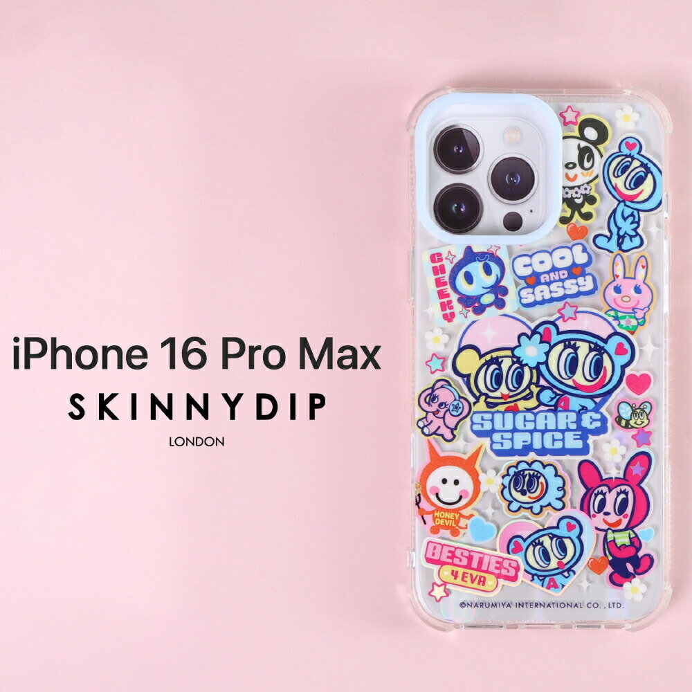 iPhone 16 Pro Max ケース エンジェルブルー キャラクター アイフォン16プロマックス かわいい レトロ ANGEL BLUE 小学生 キッズ 平成レトロ ナルミヤキャラクターズ スキニーディップ SKINNYDIP 正規品 カバー ソフト ソフトケース スマ